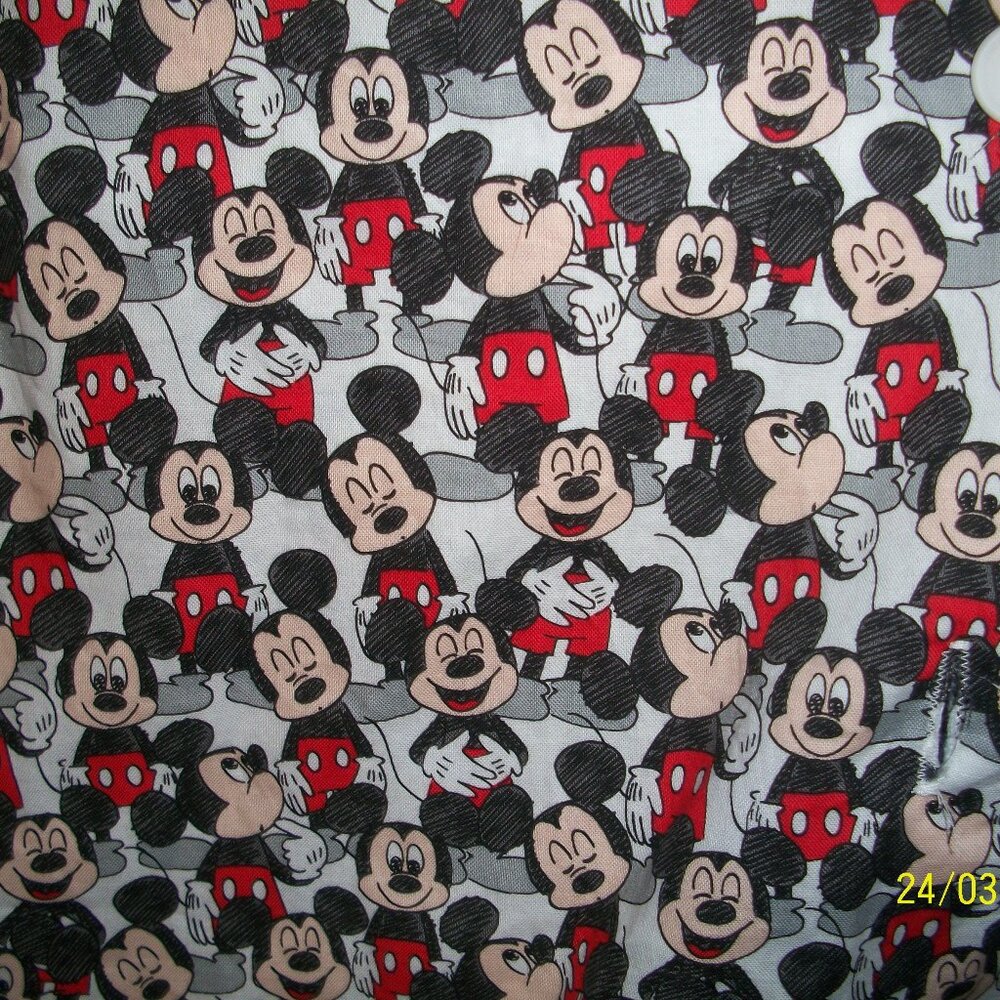 Unisex Large Mickey Mouse/Teen Titans Reversible Vest-Handmade!